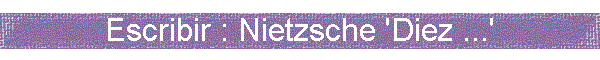 Escribir: Diez Mandamientos