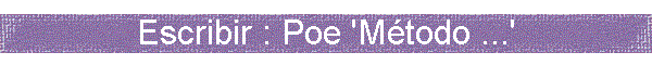 Escribir: Método de composición